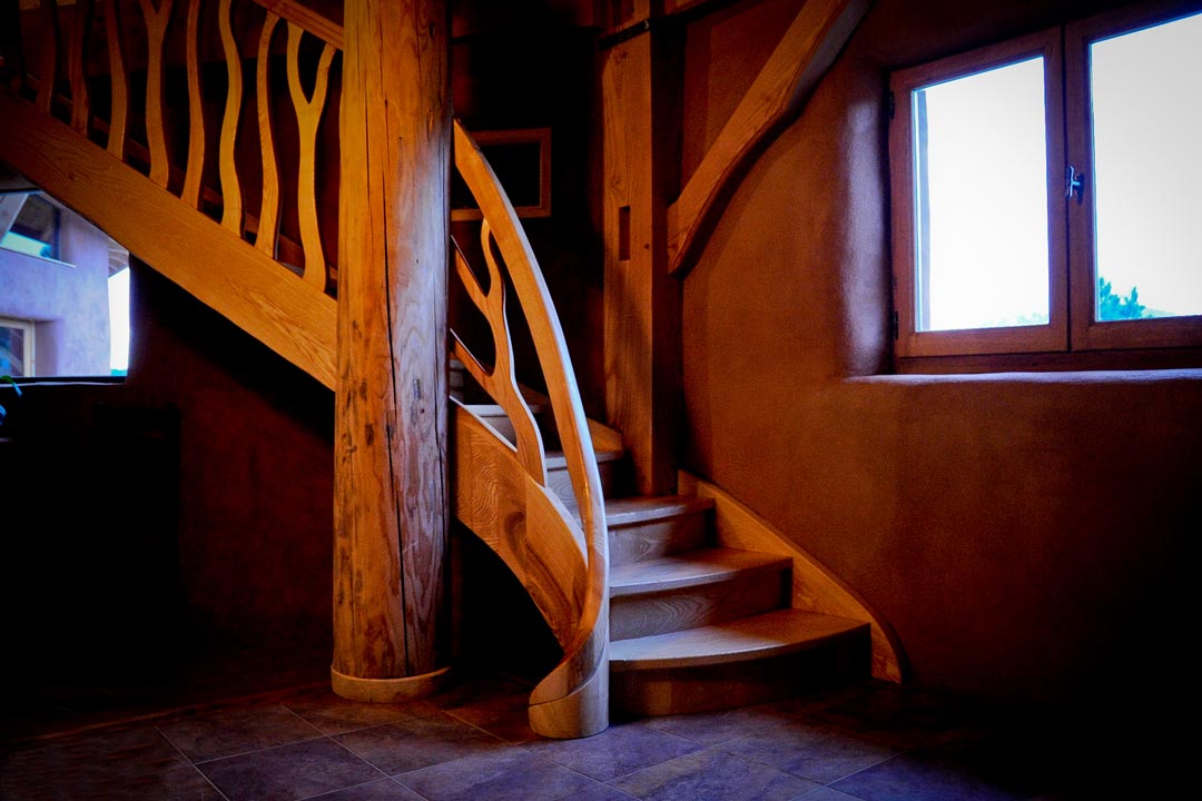 Escalier bois intérieur