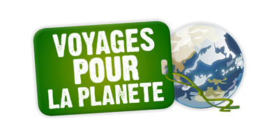 Logo Voyages pour la planète et lien